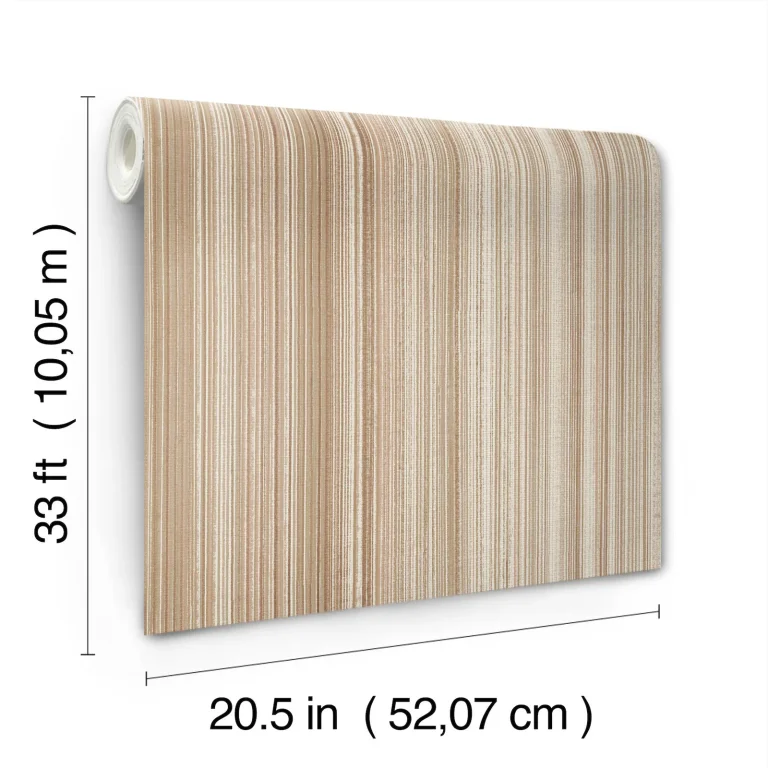 Elan Ombre Stripe Wallpaper - Blush — Ảnh 6