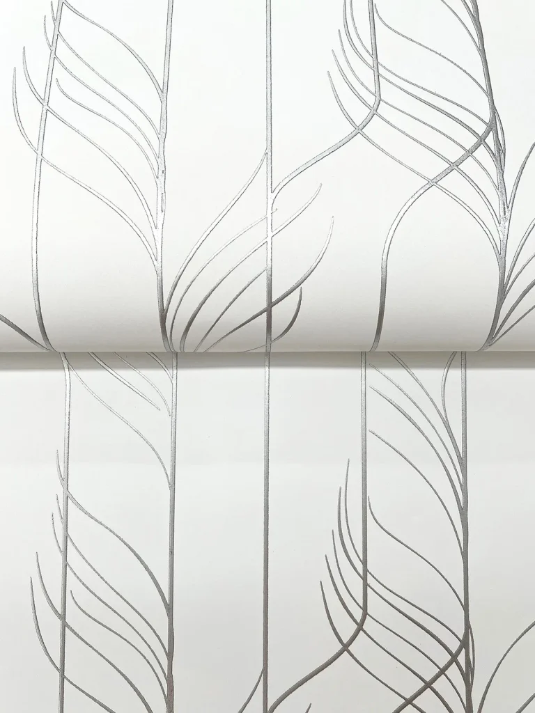Candice Olson Elemental Thread Wallpaper - White & Silver — Ảnh 7