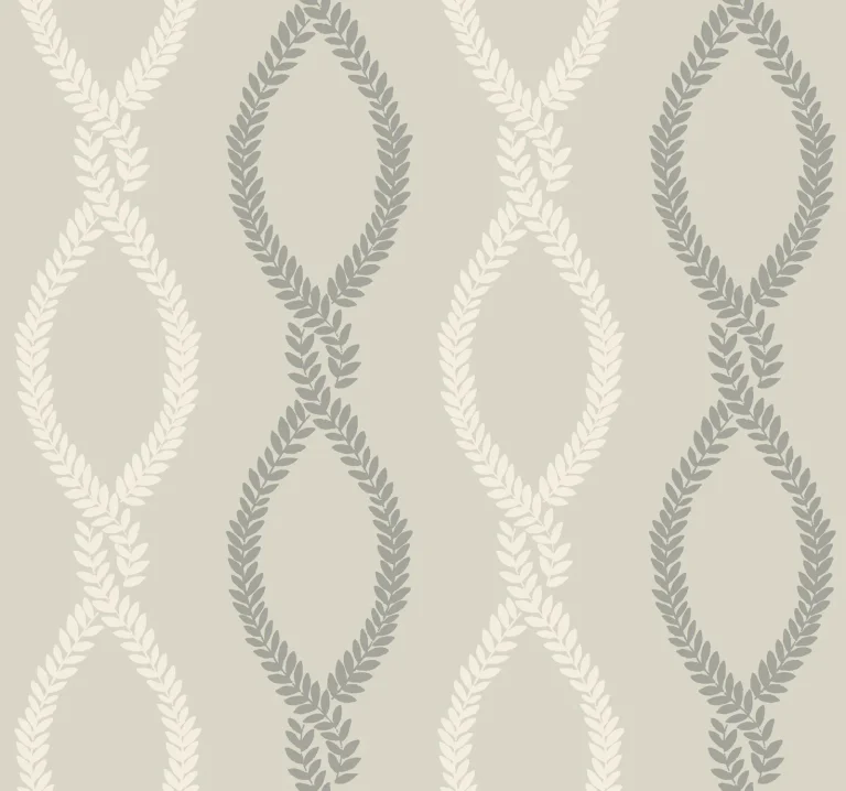 Laureate Vine Trellis Wallpaper - Grey — Ảnh 2