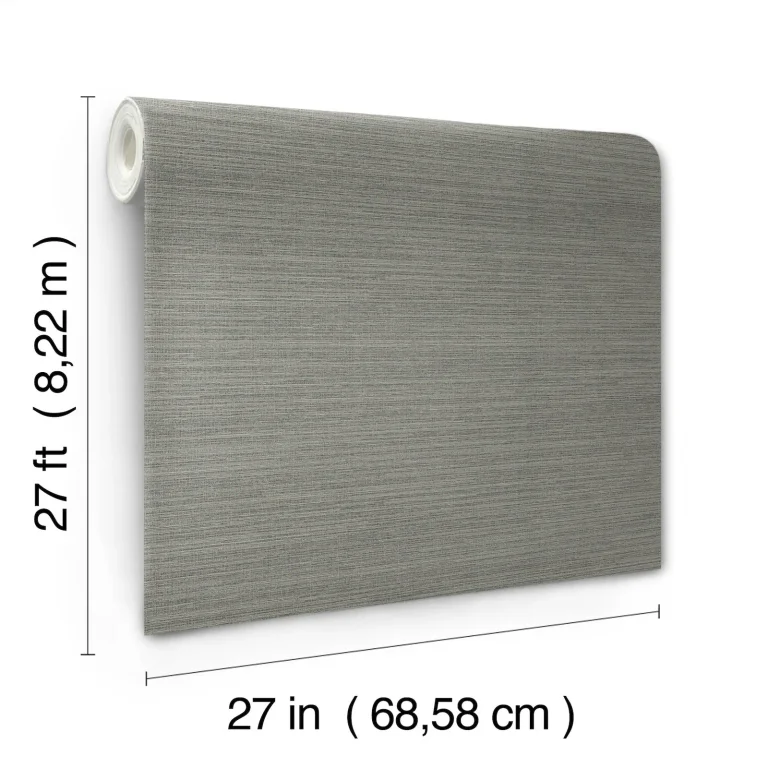 Ronald Redding Amyra Silk Wallpaper - Charcoal — Ảnh 5