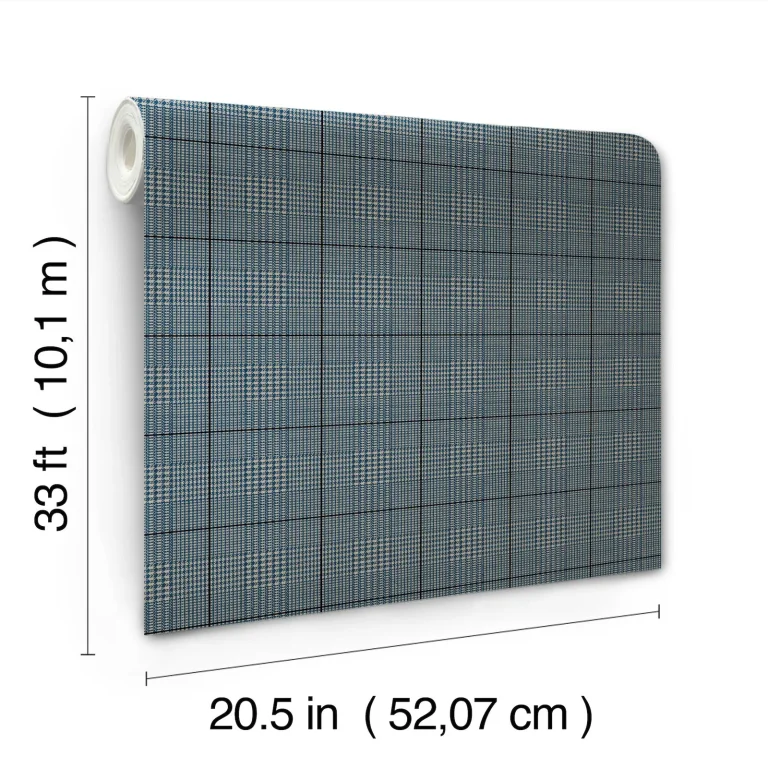 Magnolia Home Windsor Wallpaper - Blue — Ảnh 4