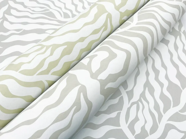 Fern Fronds Wallpaper - Grey/White — Ảnh 4