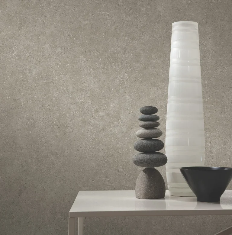 Artisan Stone Texture Wallpaper - Taupe — Image 6