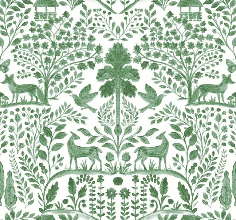 Anoki Scenic Woodlands Wallpaper - Green — Image 2