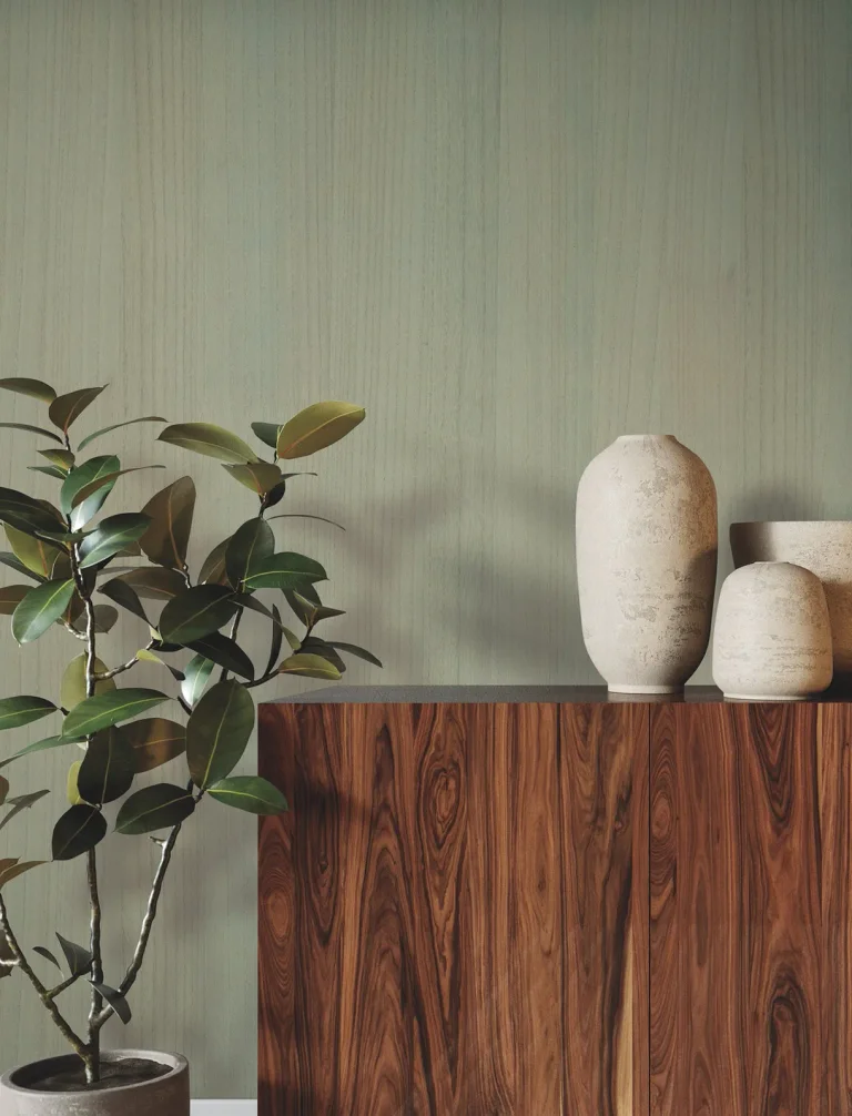 Ronald Redding Wood Veneer Wallpaper - Willow — Image 5