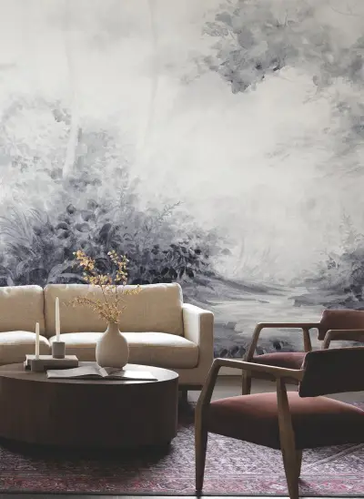 Magnolia Home Woodlands Wall Mural - Black