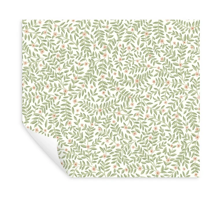 Rifle Paper Co. Elodie Petite Floral Peel and Stick Wallpaper - Cream — Ảnh 4
