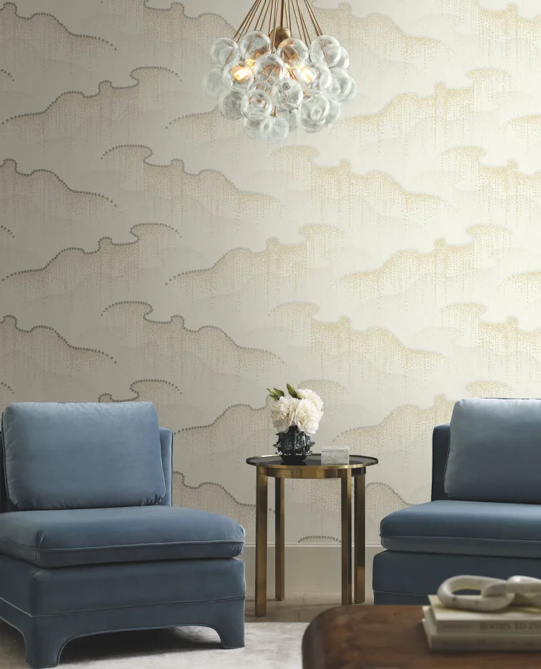 Candice Olson Moonlight Pearls Wallpaper - Cream — Ảnh 3
