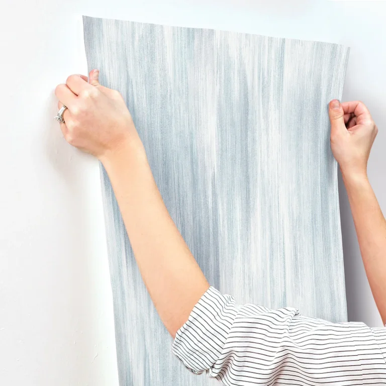 Elysian Ikat Wallpaper - Sky Blue — Ảnh 7