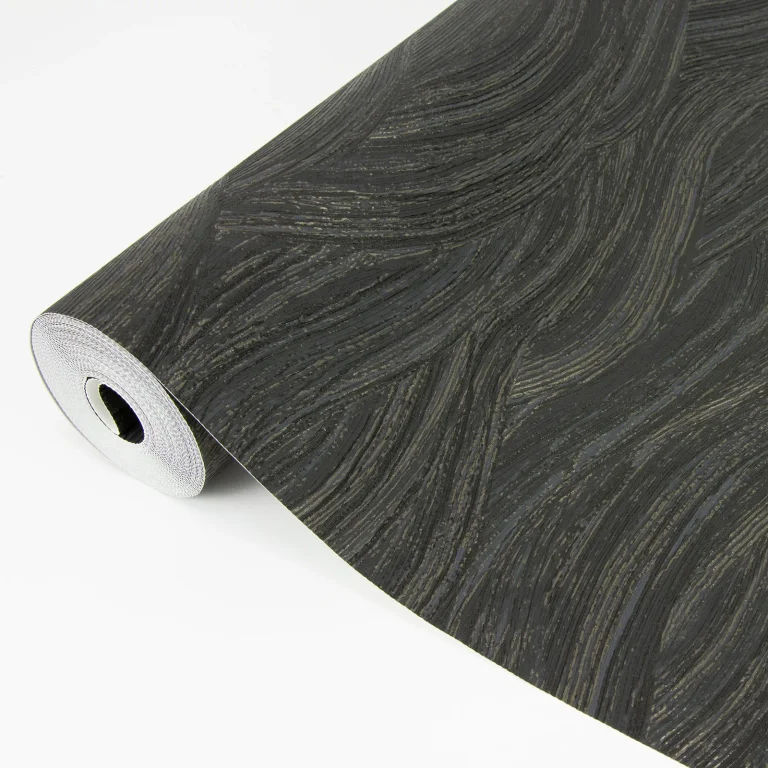 Leith Zen Waves Wallpaper - Black — Ảnh 4