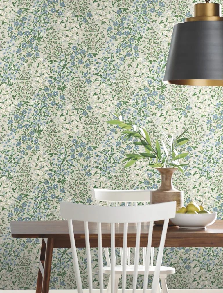 Rifle Paper Co. Wildwood Garden Wallpaper - Linen — Ảnh 3