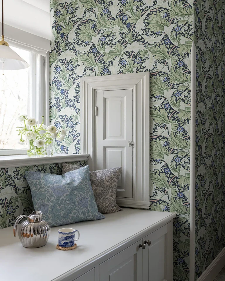 Granville Leafy Vine Wallpaper - Green — Ảnh 2