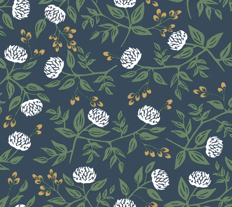 Rifle Paper Co. Peonies Floral Peel and Stick Wallpaper - Navy — Ảnh 5