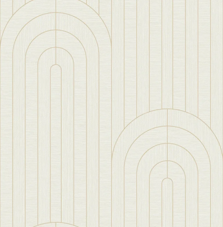 Declan Textured Arches Wallpaper - Ivory — Ảnh 3