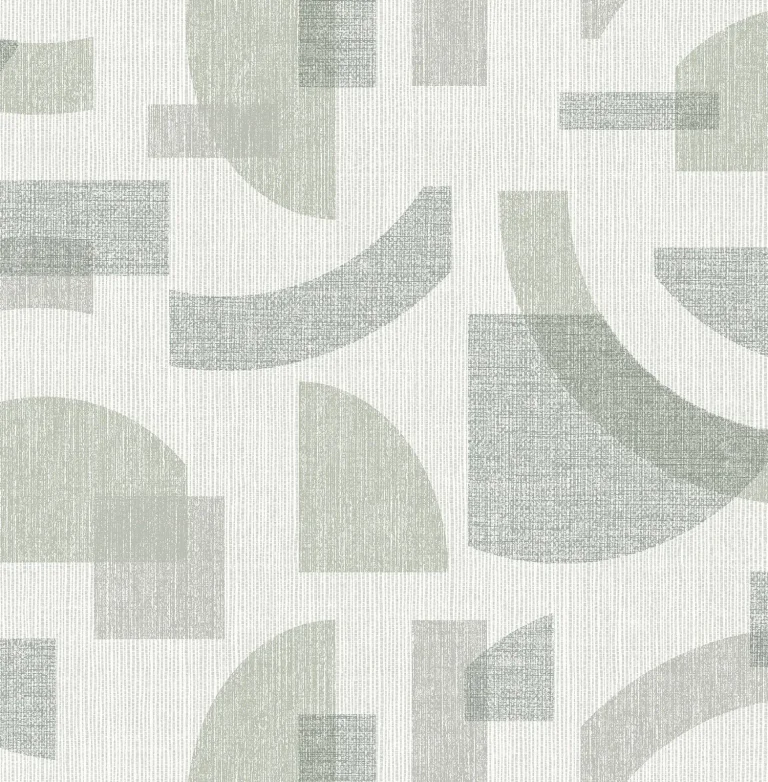 Fulton Shapes Wallpaper - Sea Green — Ảnh 4