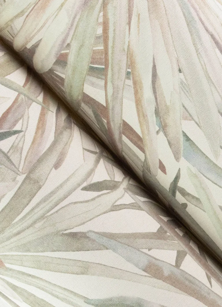 Corifa Palm Leaf Wallpaper - Cream — Image 4