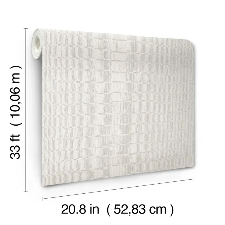 Tectonic Texture Wallpaper - White/Silver — Ảnh 4