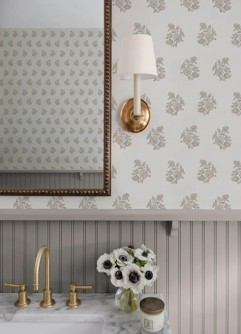 Overbrook Bouquet Toss Wallpaper - Taupe — Ảnh 7