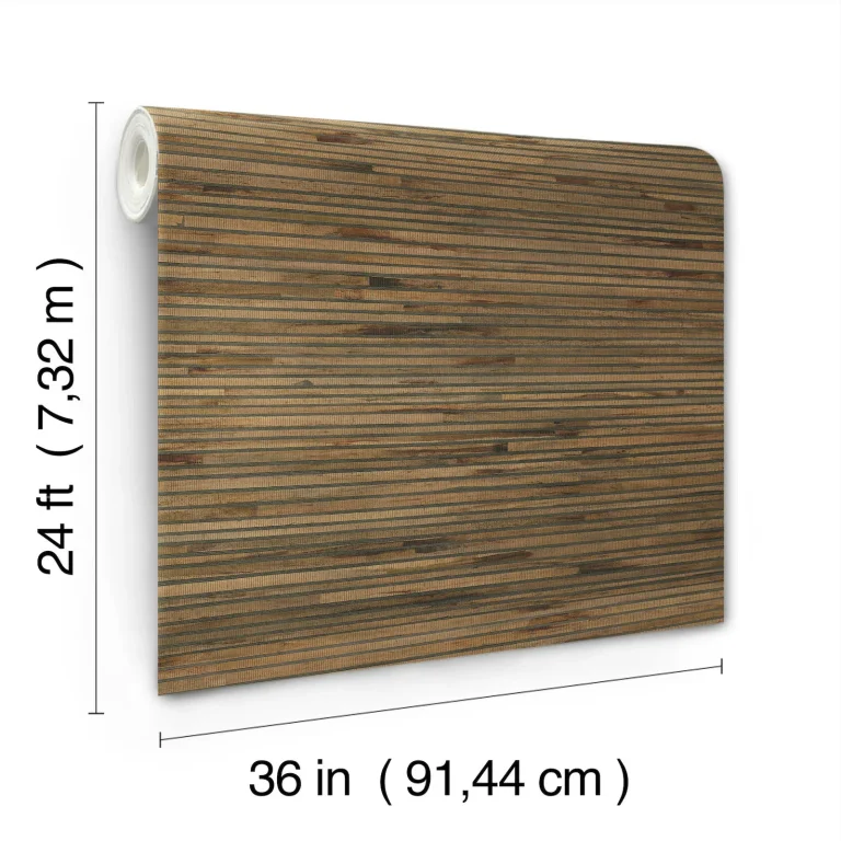 Ronald Redding Hyacinth Leaf Wallpaper - Natural — Ảnh 2