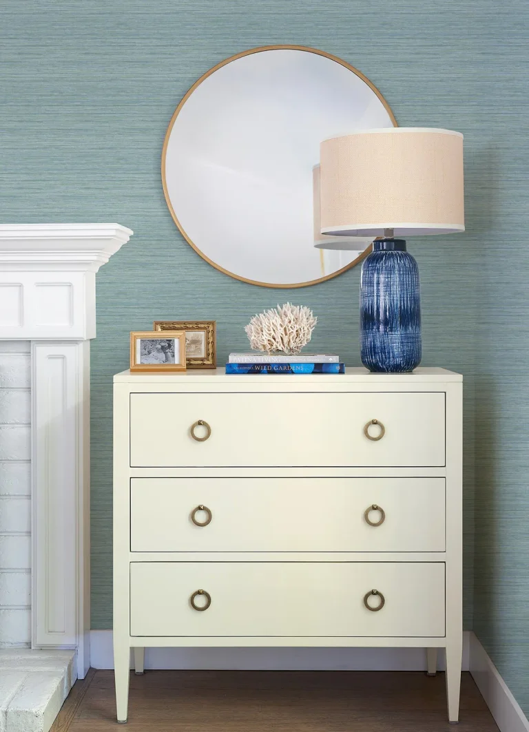 Barnaby Texture Wallpaper - Light Blue — Ảnh 4