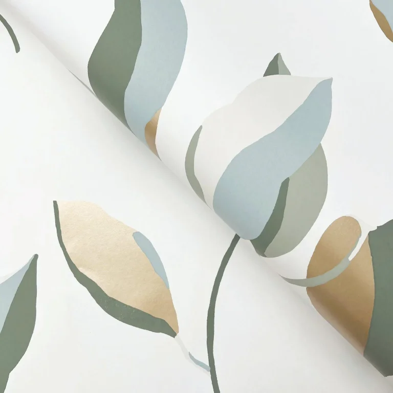 Brushwork Branches Wallpaper - Mineral & Olive — Ảnh 7