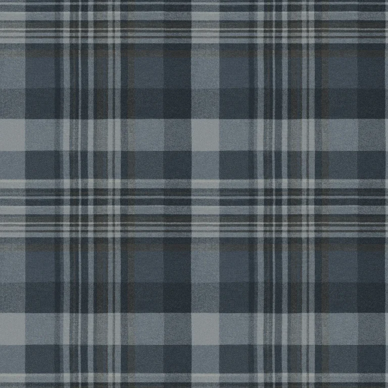 Chesapeake Dutton Plaid Wallpaper - Indigo — Ảnh 5