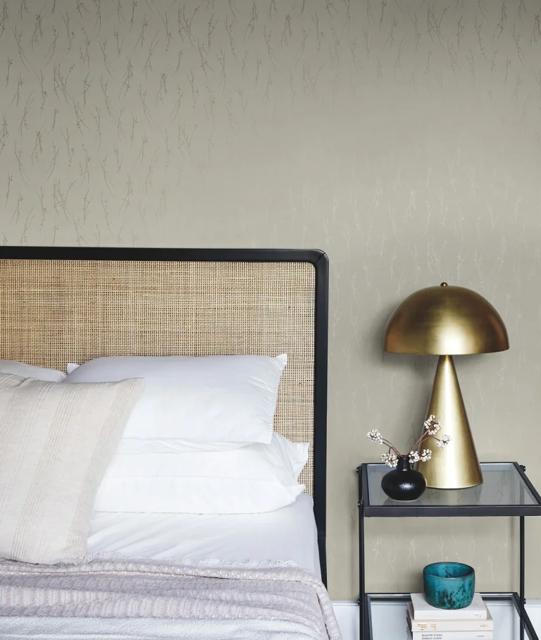 Sprigs Wallpaper - Cream/Gold — Ảnh 2