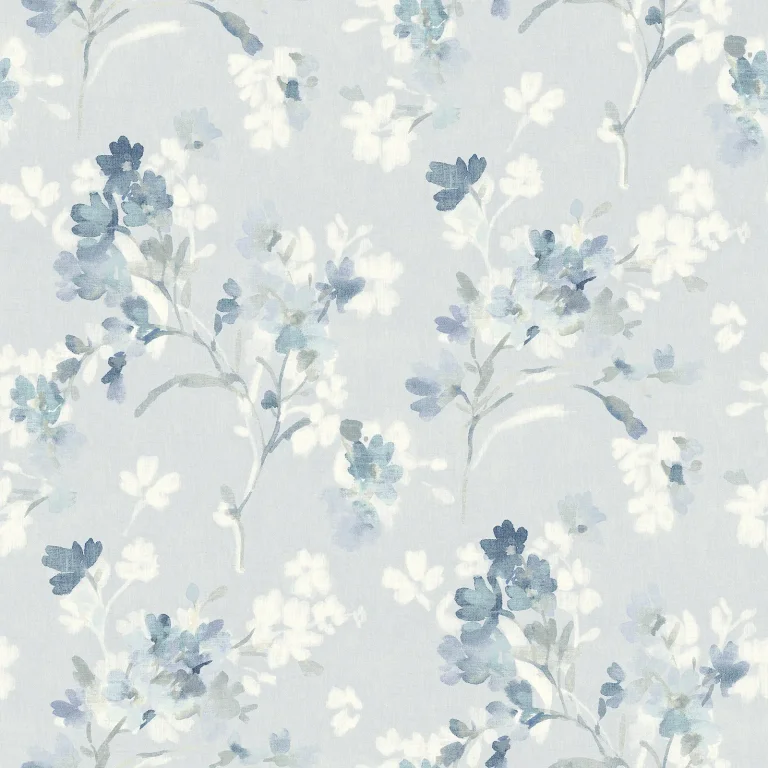 Chesapeake Azalea Floral Branches Wallpaper - Light Blue — Ảnh 3