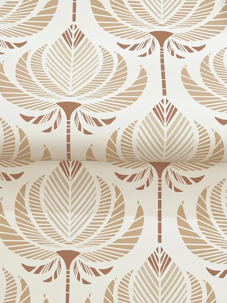 Ferrenby Floral Fan Wallpaper - Apricot — Ảnh 3