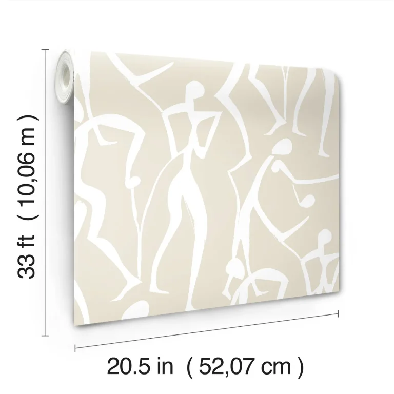 Joyful Dancers Wallpaper - Nude — Ảnh 2