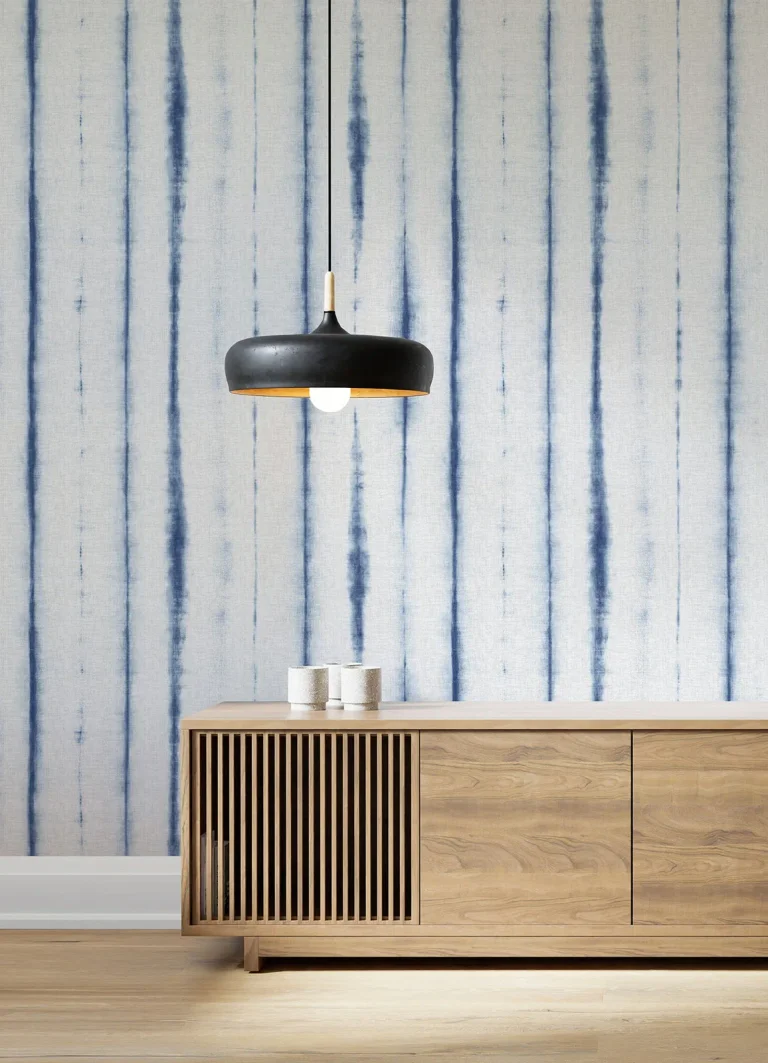 Hello Shibori Wall Mural - Denim — Ảnh 8