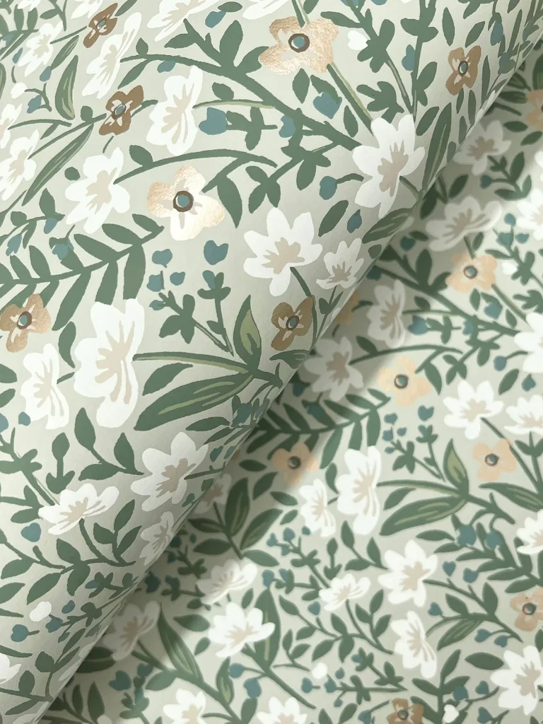 Rifle Paper Co. Sylvie Wallpaper - Sage — Ảnh 4