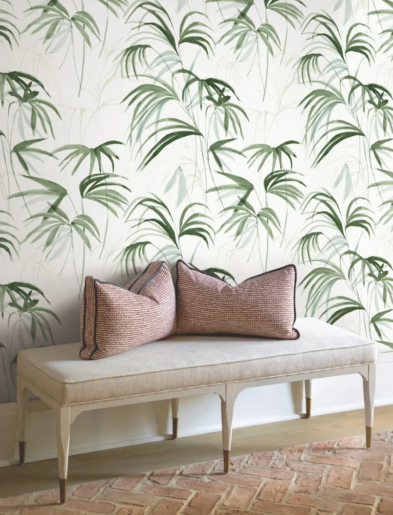 Candice Olson Inky Palms Wallpaper - Green — Image 5