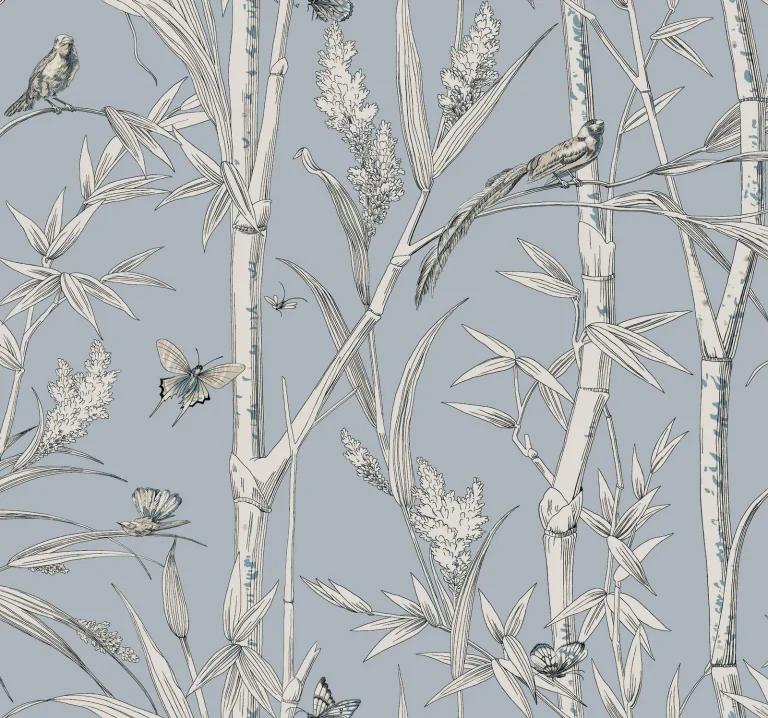 Bambou Toile Wallpaper - Sky — Ảnh 5