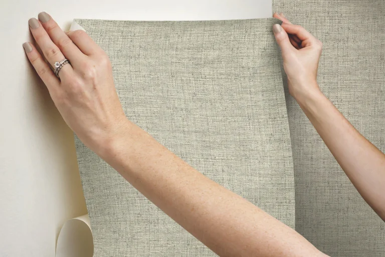 Papyrus Weave Peel and Stick Wallpaper - Neutral — Ảnh 4