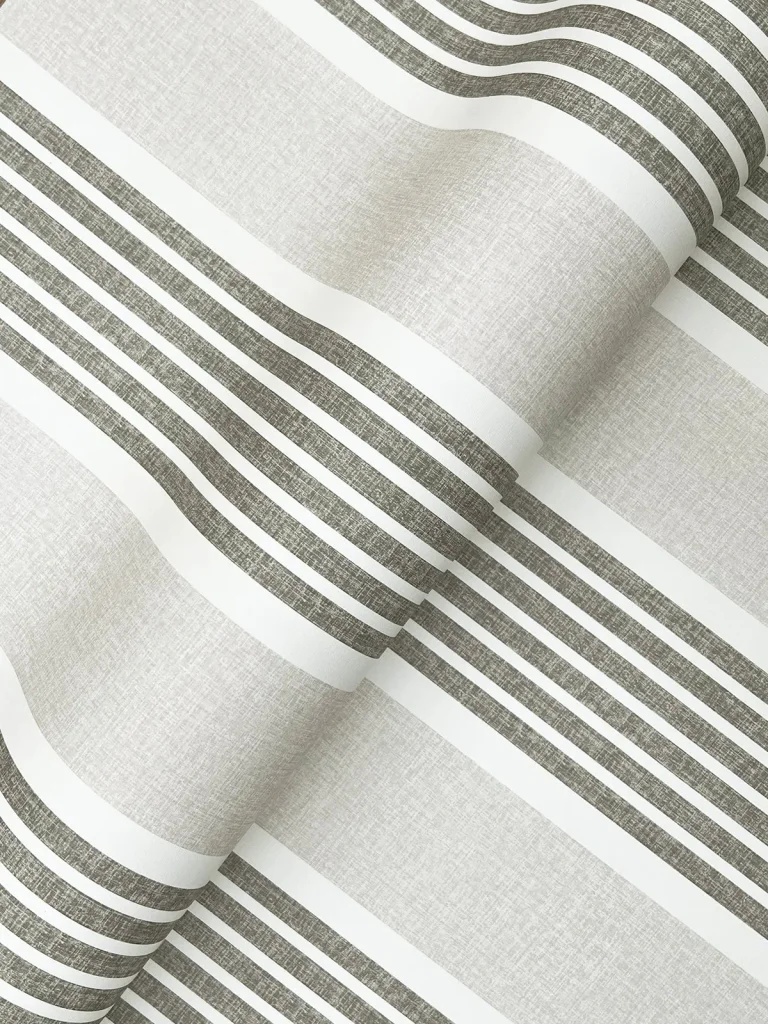 Chesapeake Bingley Embellished Stripe Wallpaper - Charcoal — Ảnh 3