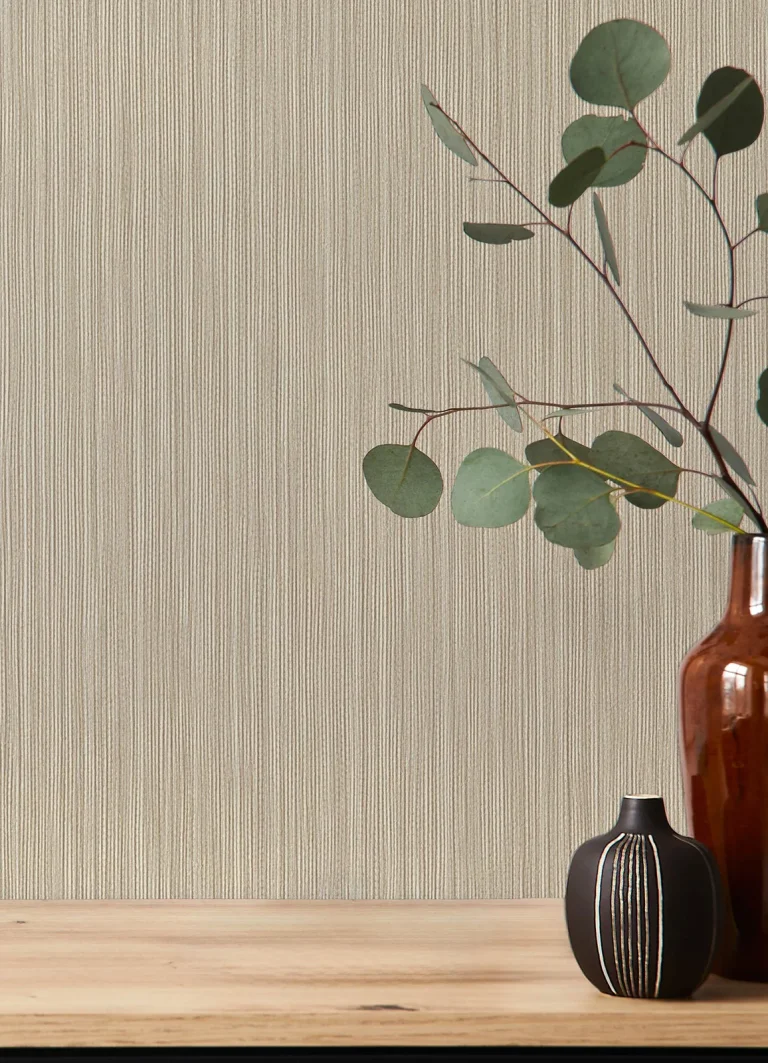 Ewan Textured Stripe Wallpaper - Beige — Ảnh 4