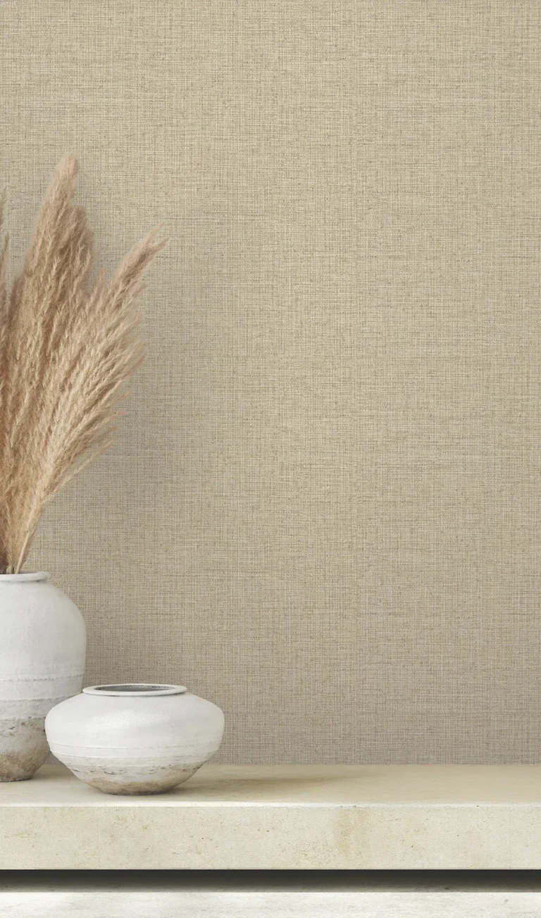 Clarkson Woven Wallpaper - Taupe — Ảnh 2