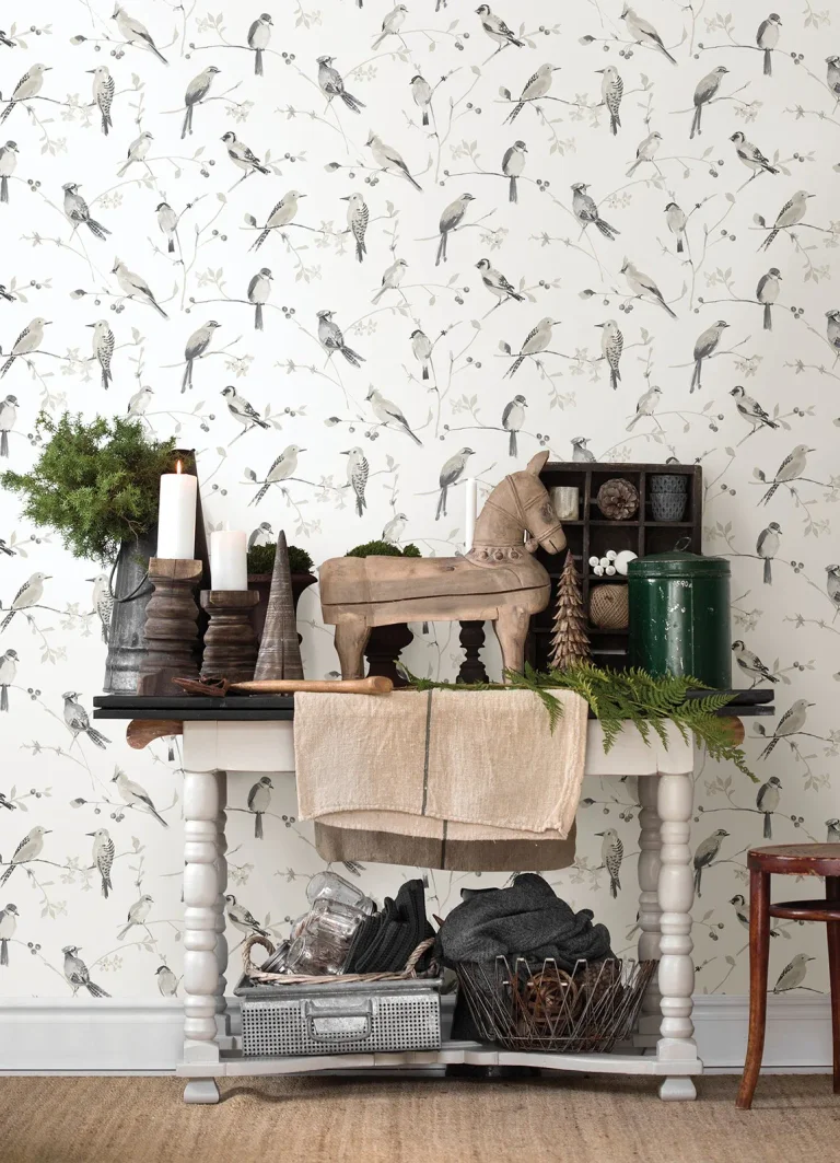 Chesapeake Birdsong Trail Wallpaper - Grey — Ảnh 4