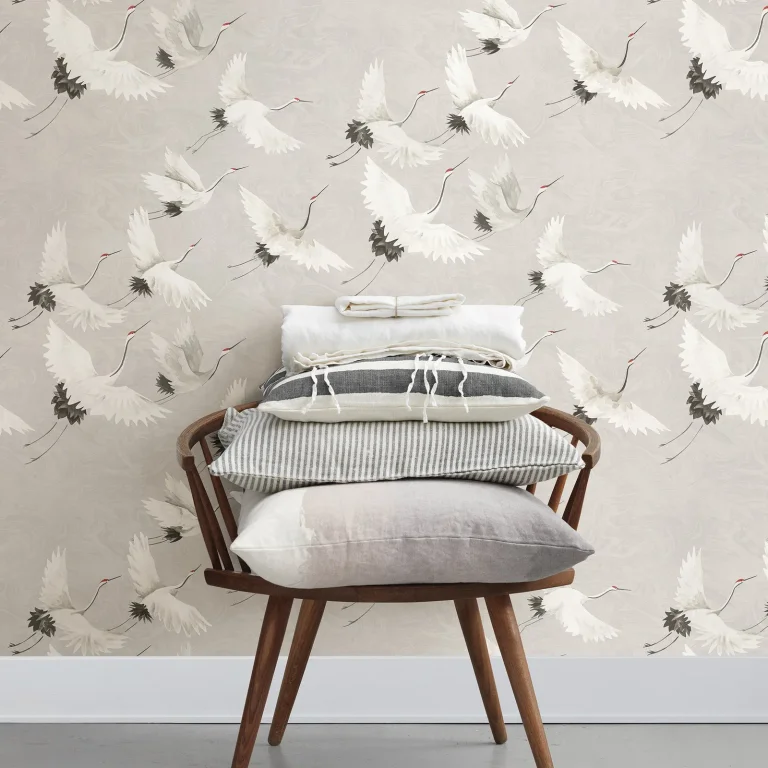 Windsong Wallpaper - Grey — Image 3