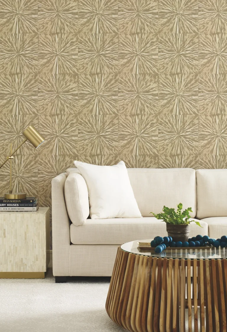Squareburst Wallpaper - Pale Gold — Ảnh 3