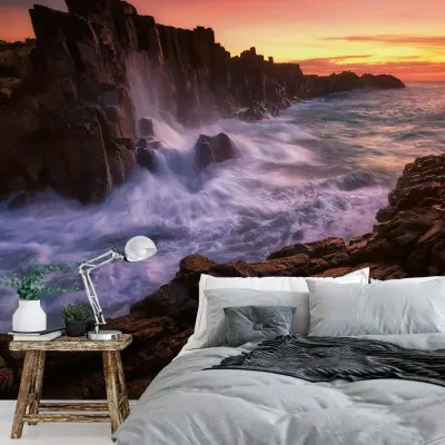 Sea Cliff - Wall Mural 5085 - 8 Panel - 384cm x 260cm