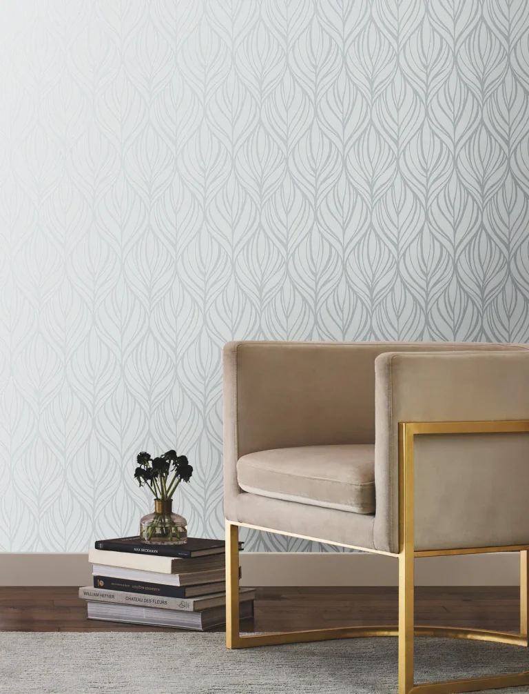 Candice Olson Palma Wallpaper - Smokey Blue/Silver — Ảnh 4