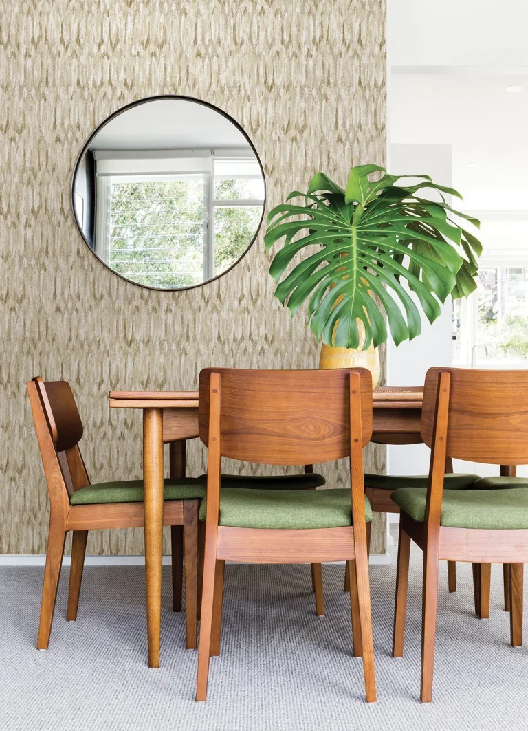 Kintana Abstract Trellis Wallpaper - Gold — Ảnh 2