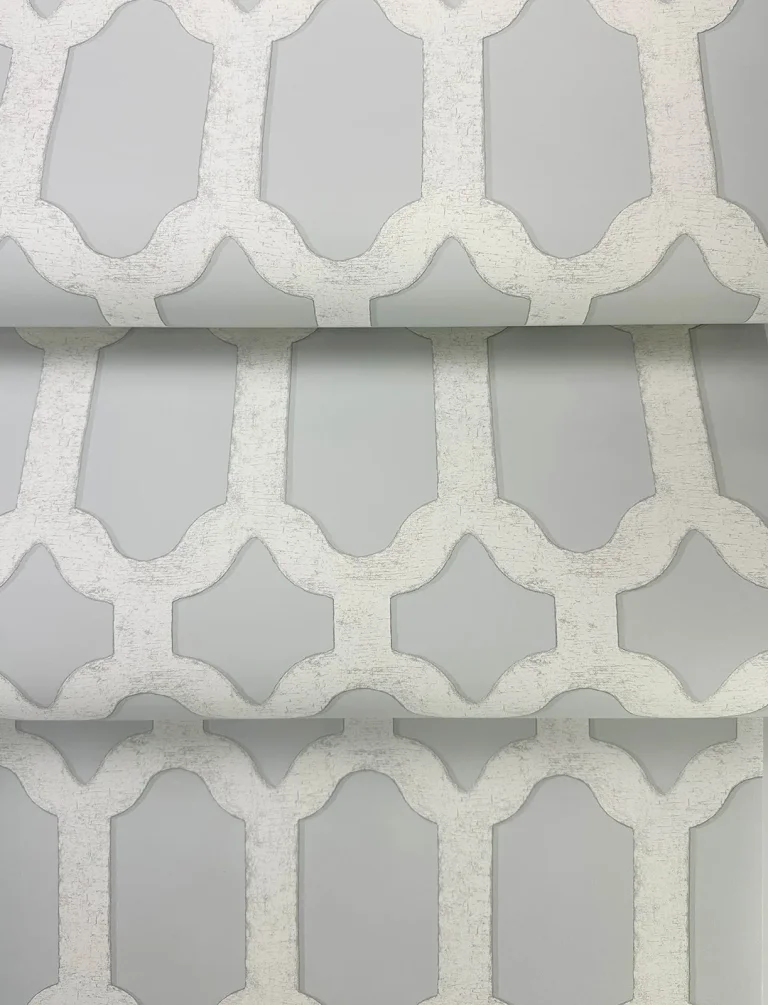 Chesapeake Chervil Trellis Wallpaper - Sky Blue — Ảnh 2
