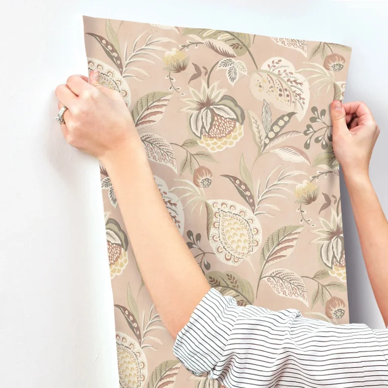 Chesapeake Bohemian Jacobean Wallpaper - Blush — Ảnh 3