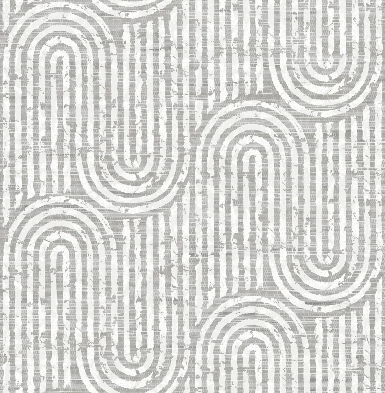 Trippet Zen Waves Wallpaper - Grey — Ảnh 4