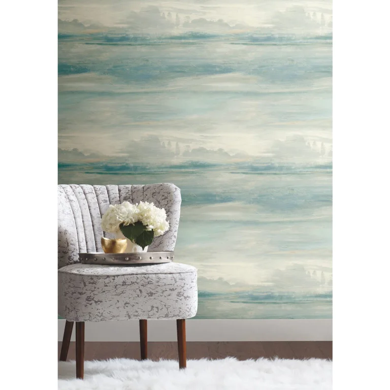 Candice Olson Soothing Mists Scenic Wallpaper - Blue — Ảnh 3