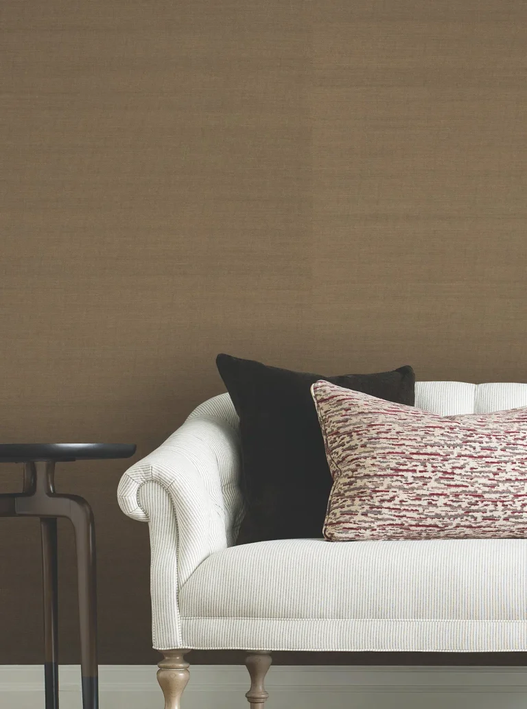 Ronald Redding Maguey Sisal Grasscloth Wallpaper - Toffee — Ảnh 3