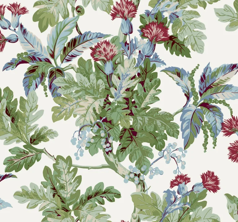 Ronald Redding Briarwood Wallpaper - White — Ảnh 2